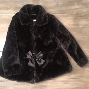 Faux fur coat